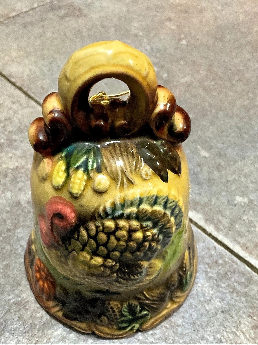 Napcoware Floral Ceramic Hanging Figurine